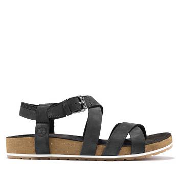 Timberland Női Malibu Waves Ankle Strap Szandál Fekete